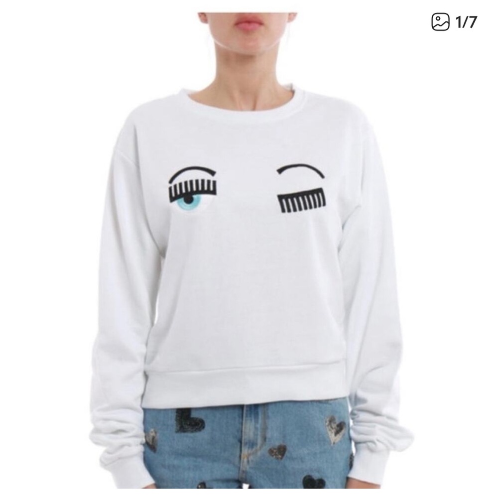 Chiara Ferragni Flirting Eyes Sweatshirt